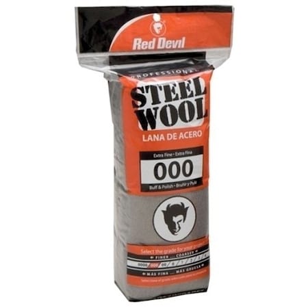 Red Devil Steel Wool-Extra Fine #000 - 16 Pack, PK/16, 16PK 311